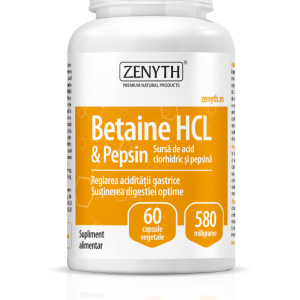Betaine HCl+pepsin 60cps Zenith